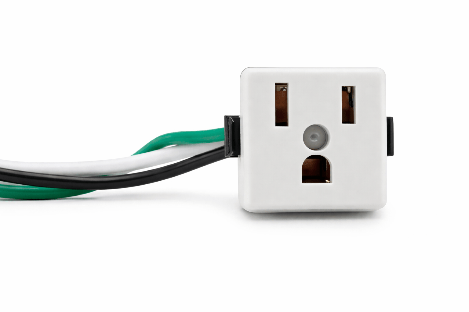 White Electrical Outlet - Premier Storage Systems (Iron - A - Way and Emerg - A - Center)